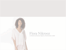 Tablet Screenshot of flora-nikrooz.com